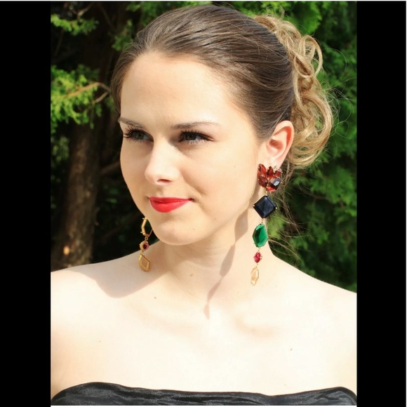 Last 1 ♠️ Kate Spade New York Rock It Statement Earrings - Picture 7 of 11